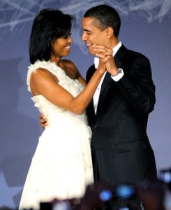 Michelle et Barack Obama amoureux