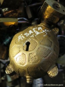 cadenas d'amour Pont des Arts